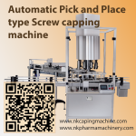 Automatic pick and place type Screw Capping machine